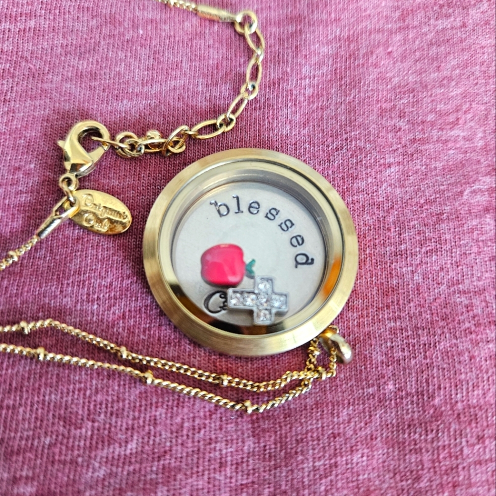 Original Origami Owl Charm Necklace